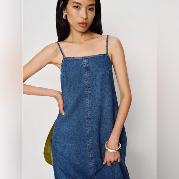 Reformation Sofi Denim Maxi Dress - NWT - Picture 2 of 7